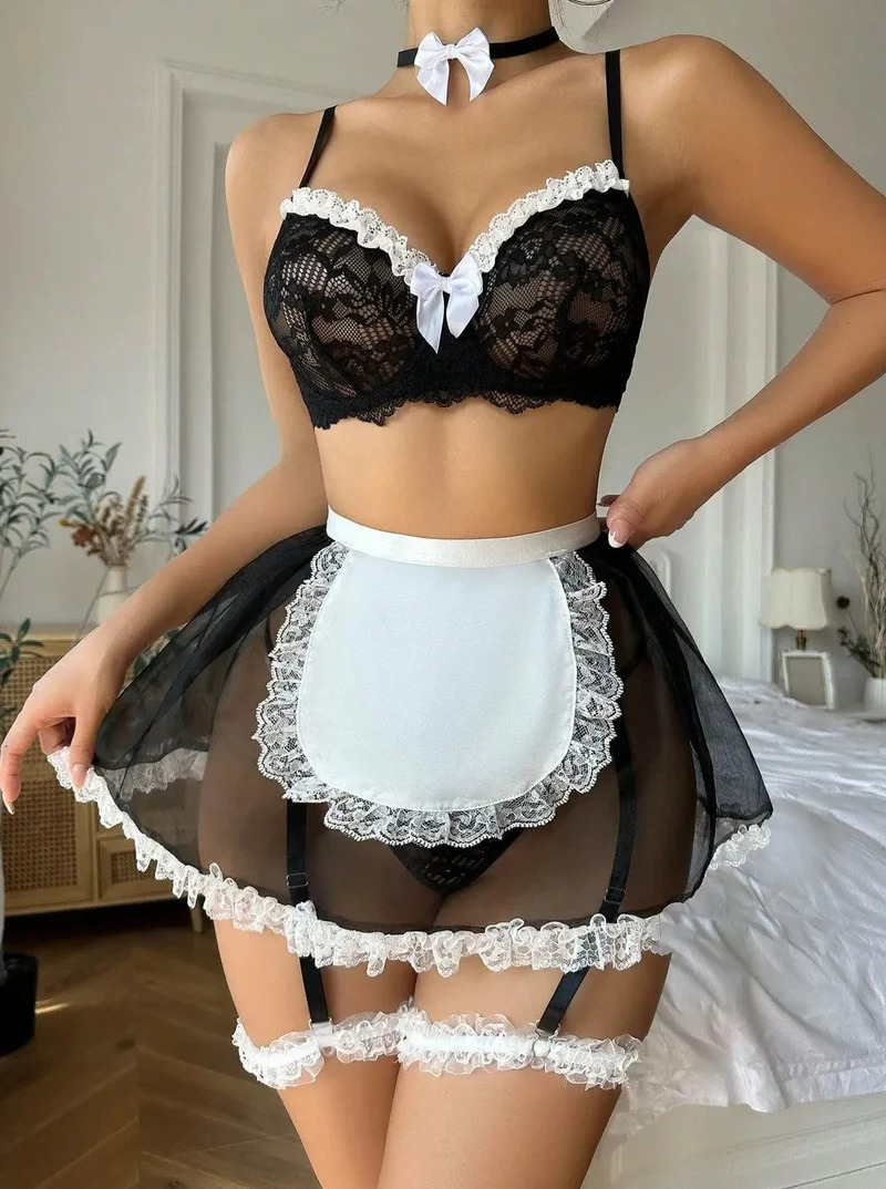 Fantasia de Empregadita Sexy - Romántico y atrevido - 50% DE DESCUENTO + ENVÍO GRATIS