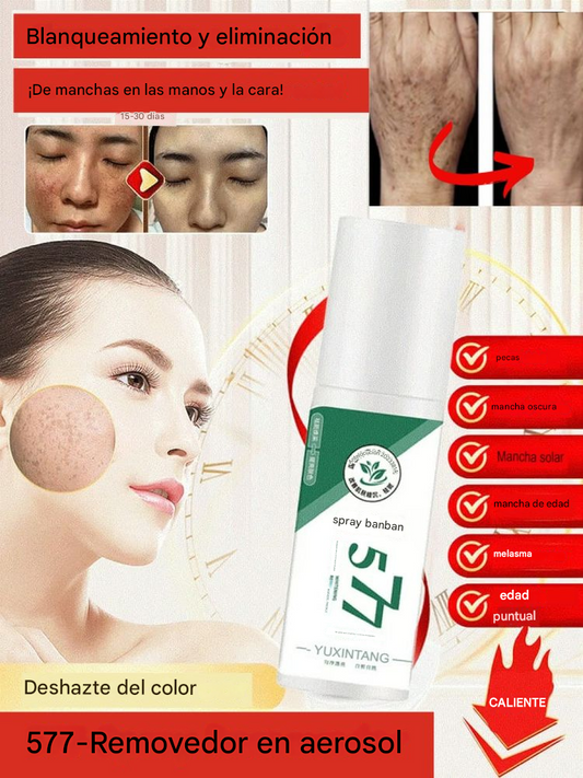 577! Spray Elimina Manchas de SOL - EDAD Y MELASMA! ¡50% DE DESCUENTO + ENVÍO GRATIS!